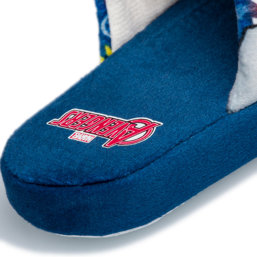 Pantofole da bambino blu con logo Avengers