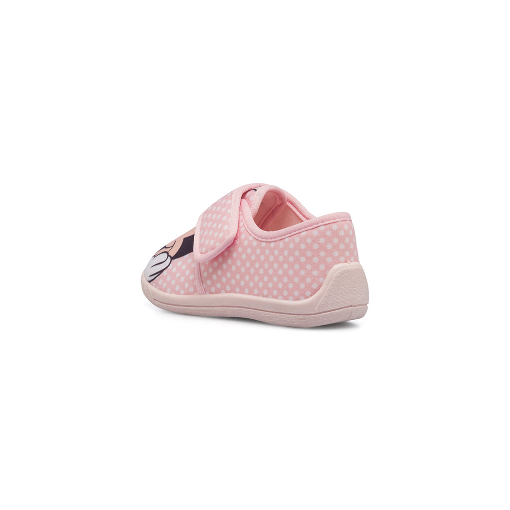 Pantofole da bambina rosa con stampa Minnie