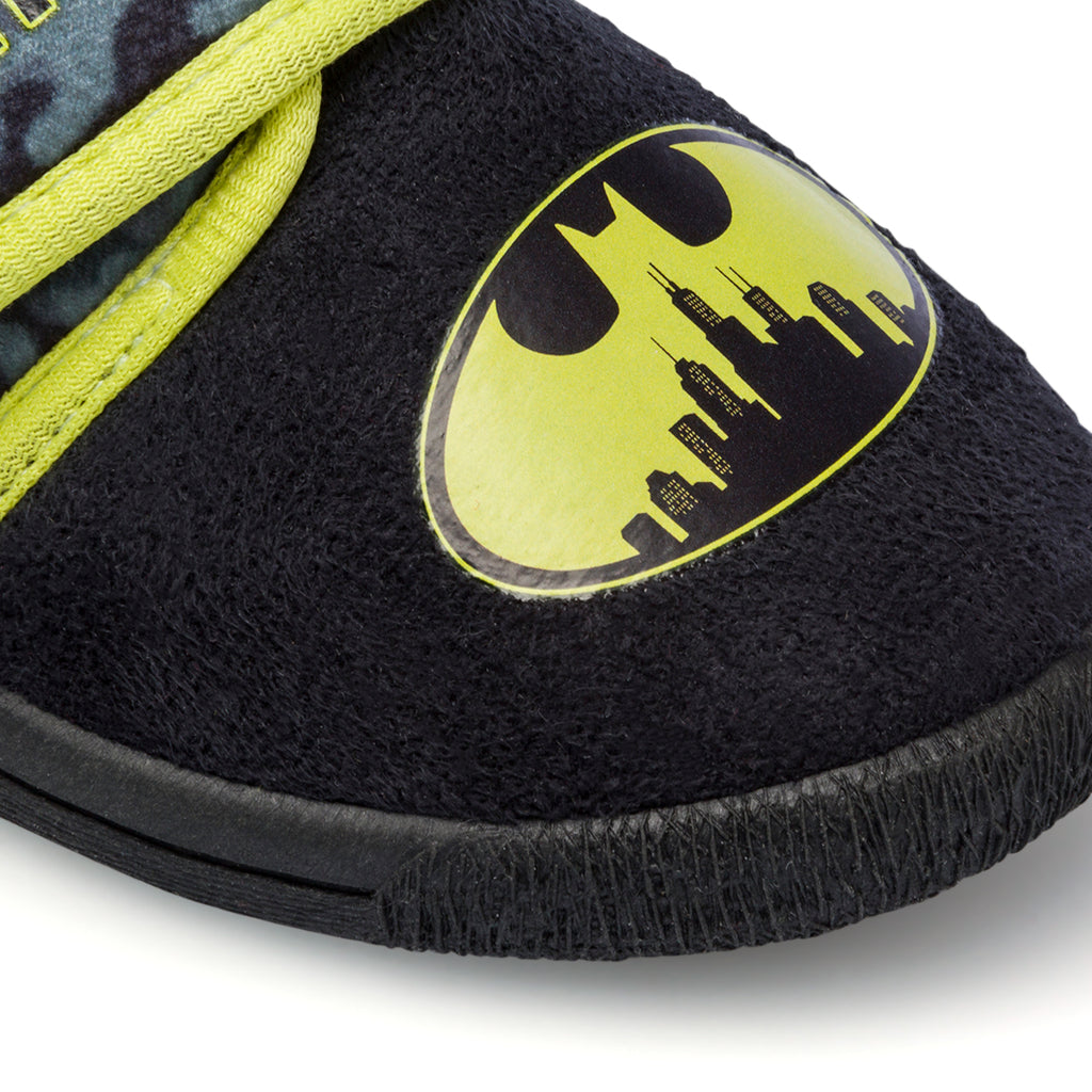 Pantofole da bambino nere con stampa Batman