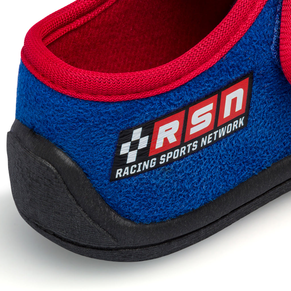 Pantofole da bambino blu con stampa Cars