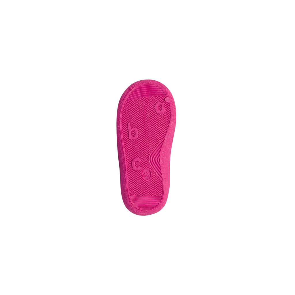Pantofole da bambina rosa con patch unicorno e glitter