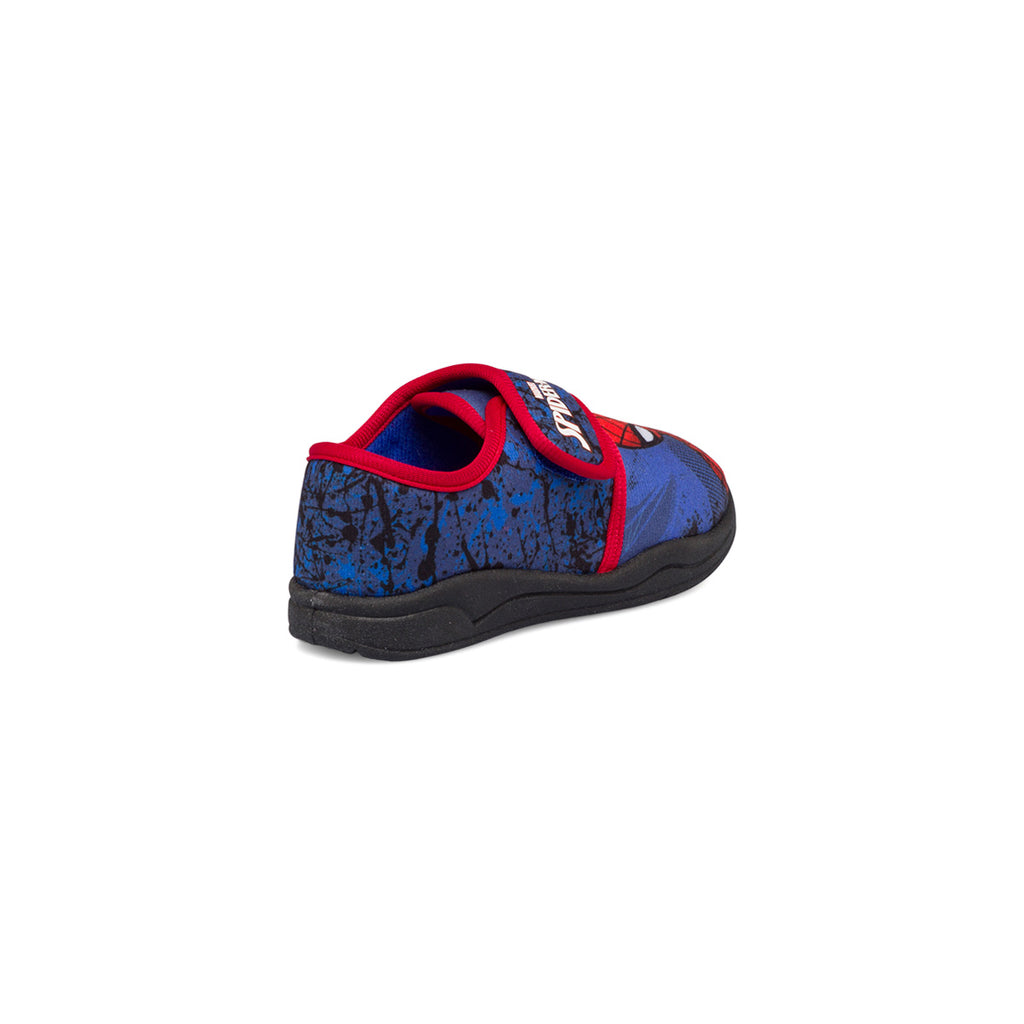 Pantofole blu da bambino con stampa Spiderman