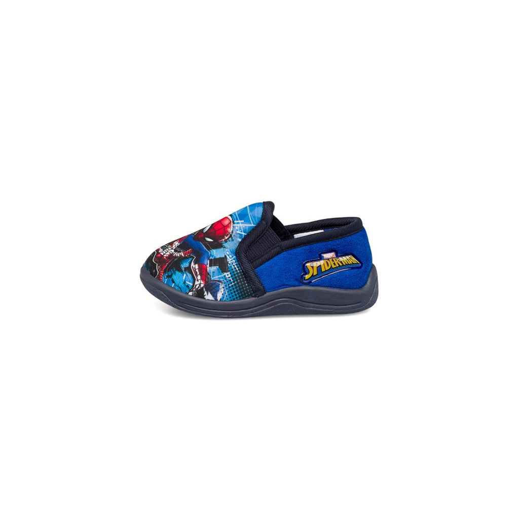 Pantofole blu da bambino con stampa Spiderman