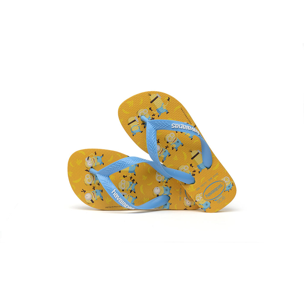 Ciabatte infradito gialle con stampa Havaianas Minions