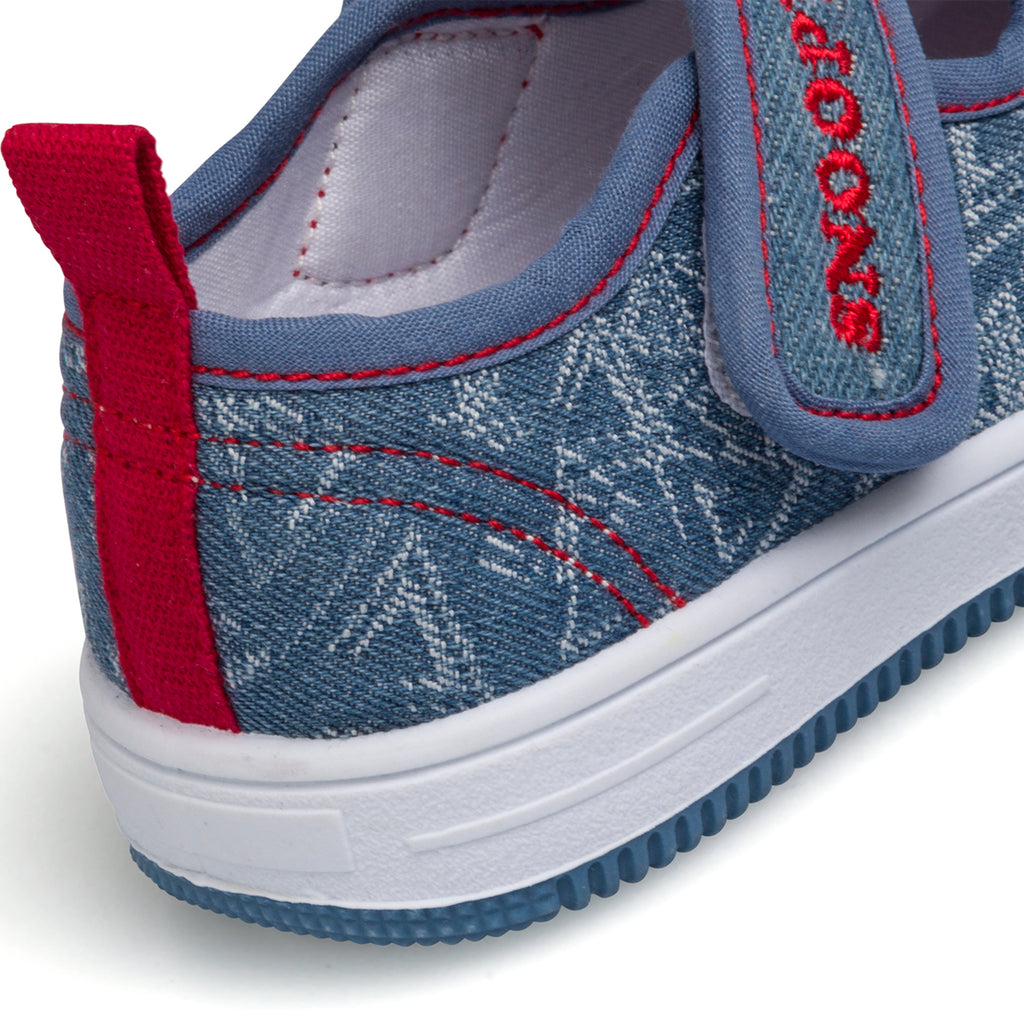 Pantofole blu jeans da bambino con logo Snoopy