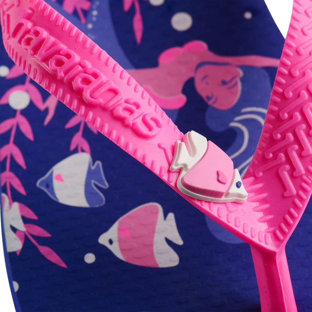 Ciabatte infradito blu e rosa da bambina Havaianas Kids Fantasy