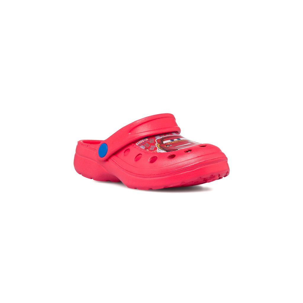 Sabot rosse da bambino con logo Cars