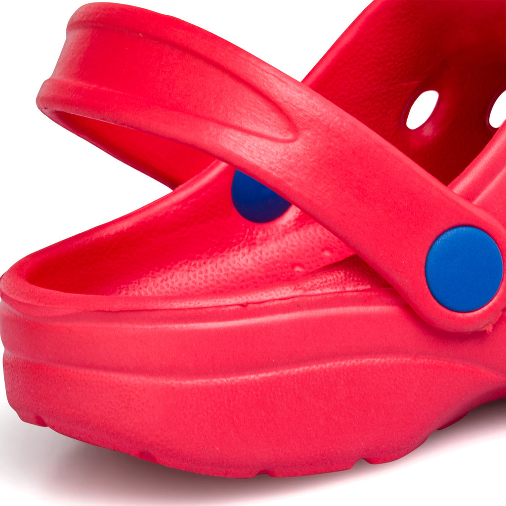 Sabot rosse da bambino con logo Cars