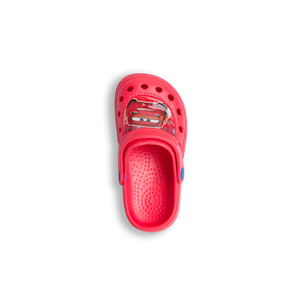 Sabot rosse da bambino con logo Cars