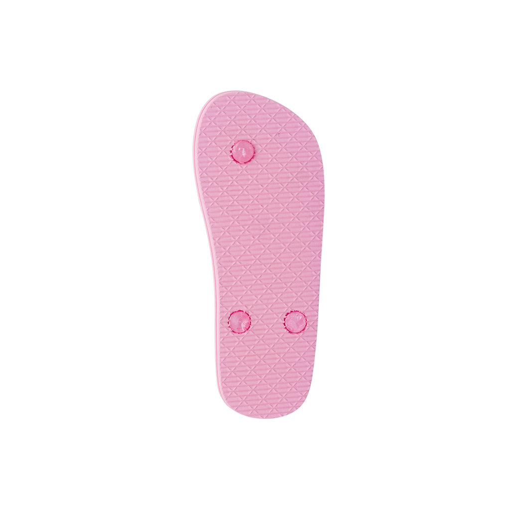 Ciabatte infradito fucsia da bambina con stampa Unicorno