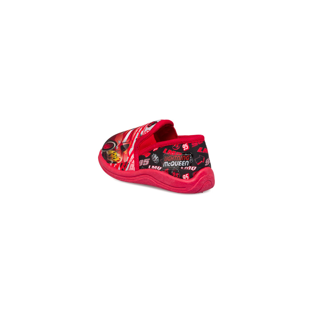 Pantofole rosse da bambino con stampa Cars Saetta McQueen