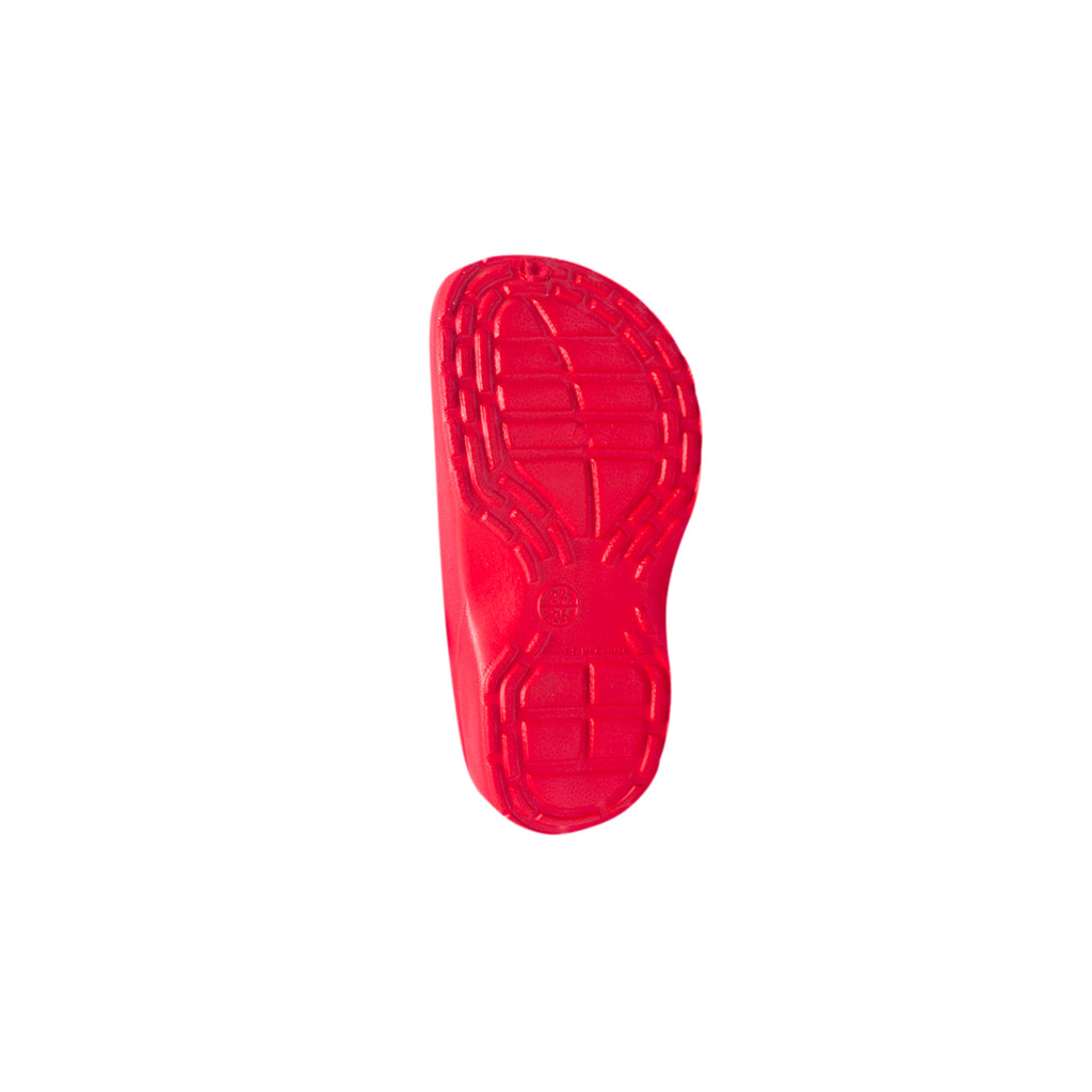 Sabot rosse da bambino con stampa Cars