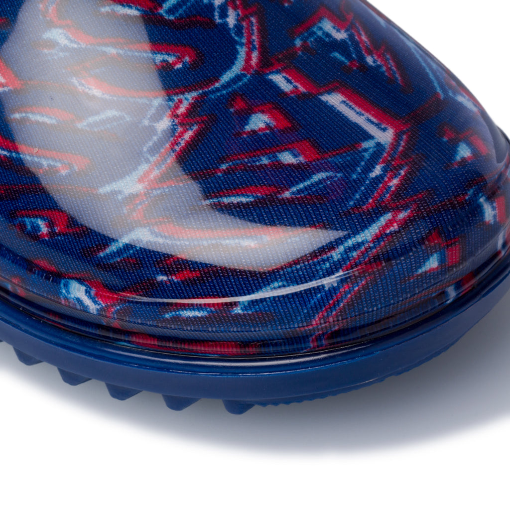 Stivali di gomma blu e rossi con logo Avengers