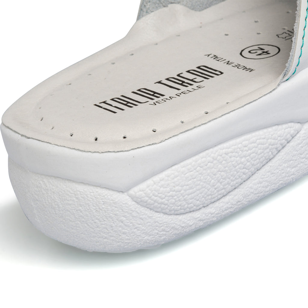 Ciabatte sanitarie bianche da uomo Italia Trend