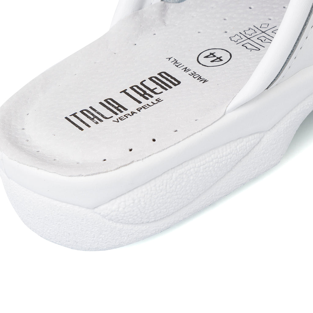 Ciabatte sanitarie bianche da uomo Italia Trend