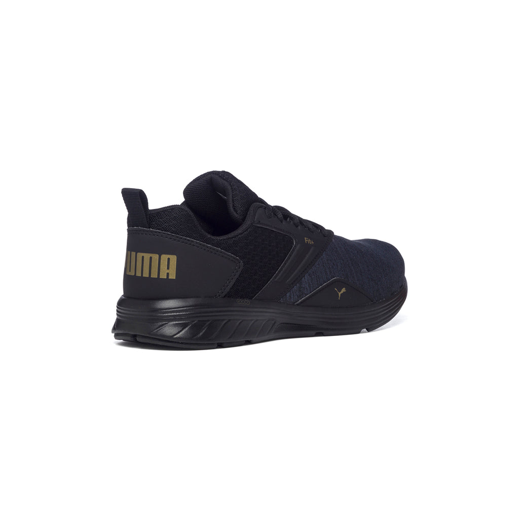 Scarpe da running nere in tessuto con logo a contrasto Puma Nrgy Comet