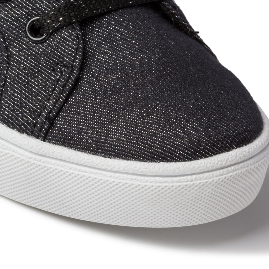 Sneakers nere effetto glitterato in canvas Champion Alex