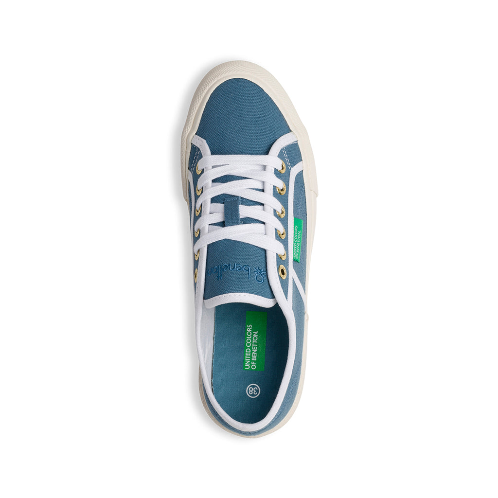 Sneakers azzurre in canvas Benetton Tyke Plus