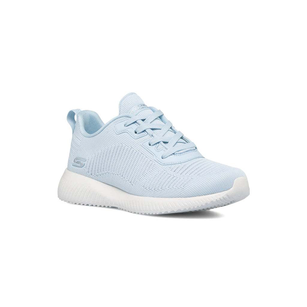 Scarpe da ginnastica azzurre da donna con soletta Memory Foam Skechers Sport Squad - Breeze Away