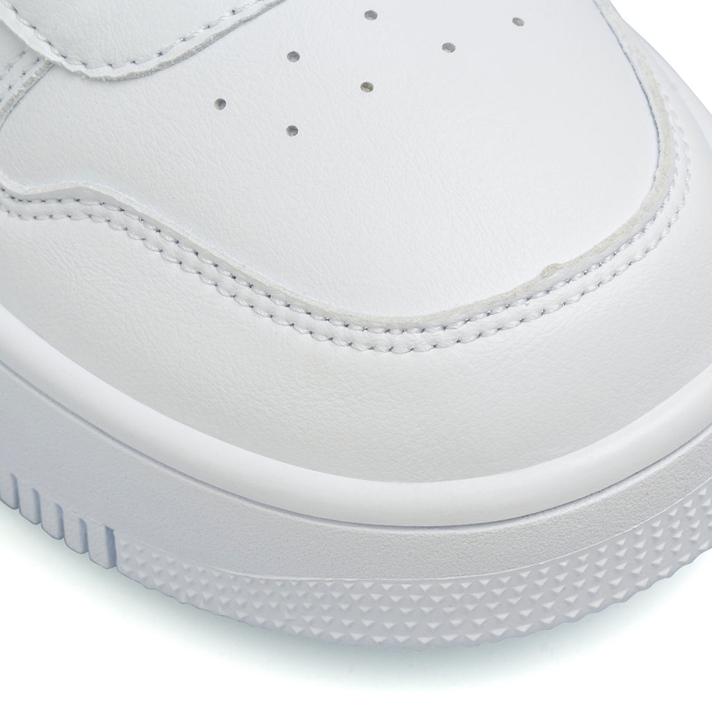 Sneakers bianche da donna con suola a zeppa Champion Rebound Platform Metal