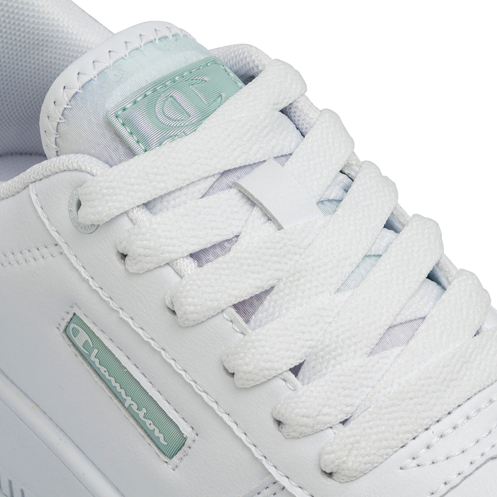 Sneakers bianche da donna con suola a zeppa Champion Rebound Platform Metal