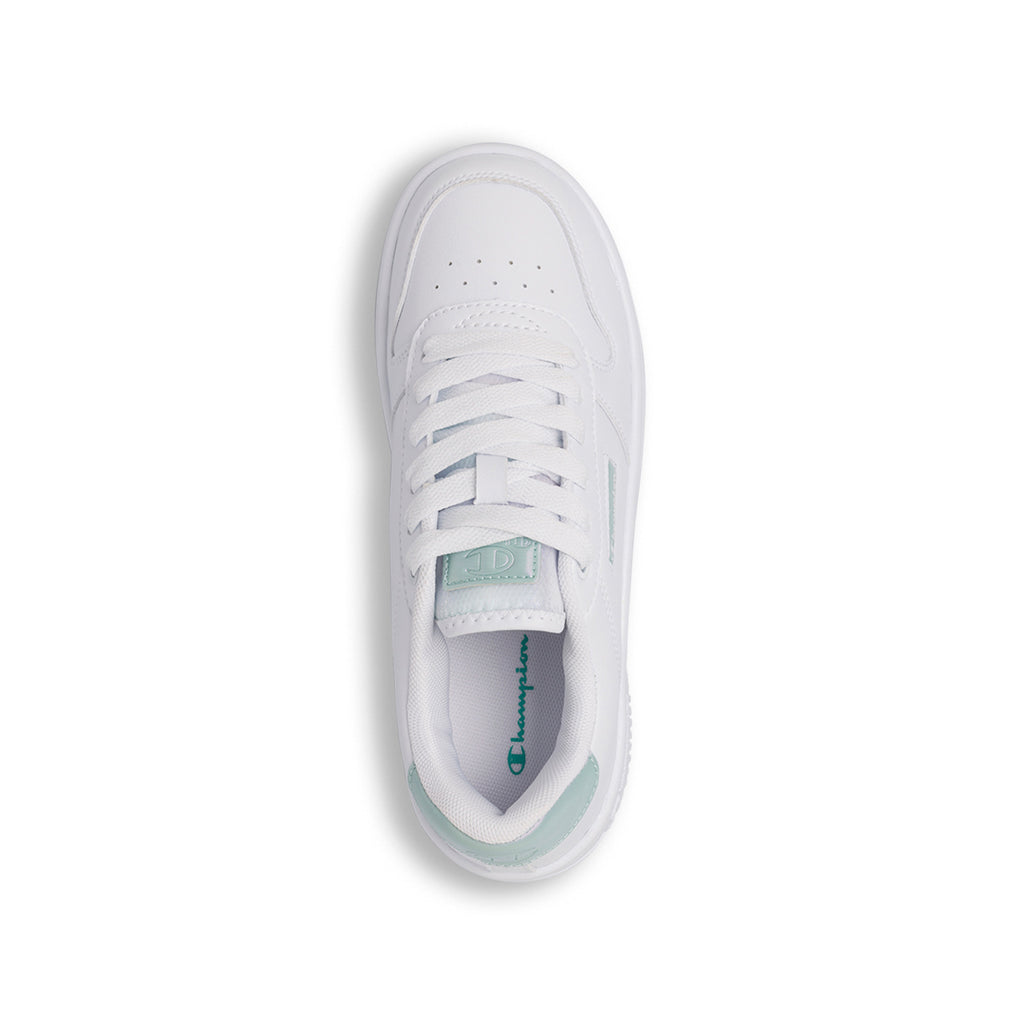 Sneakers bianche da donna con suola a zeppa Champion Rebound Platform Metal