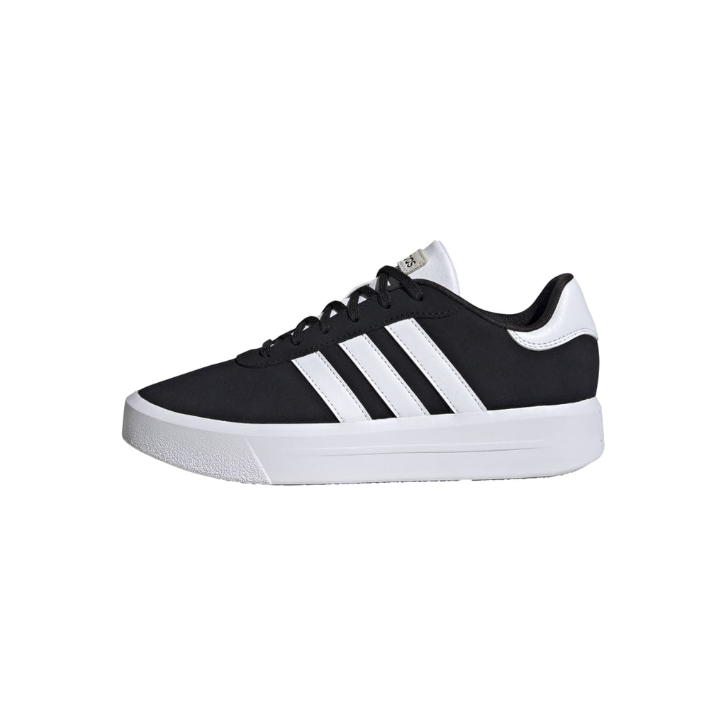Sneakers nere da donna con dettagli bianchi adidas Court Platform Suede