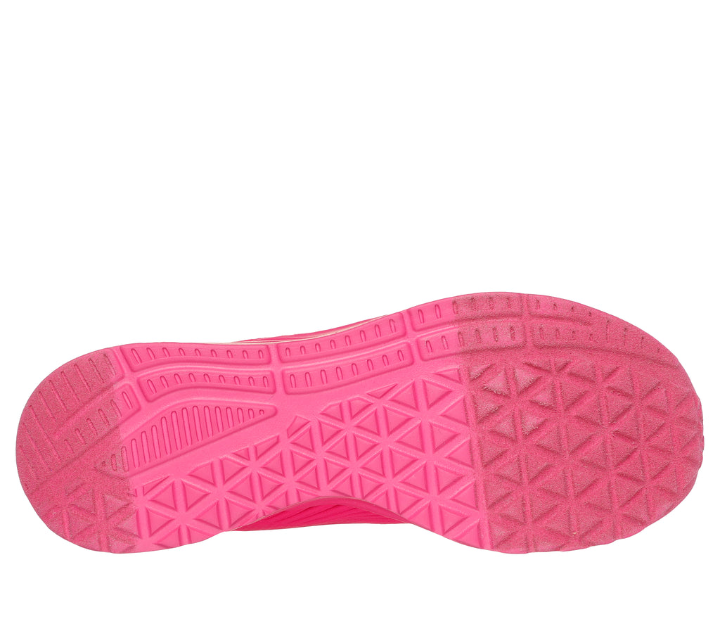 Sneakers fucsia da donna con sottopiede Memory Foam Skechers Uno Lite