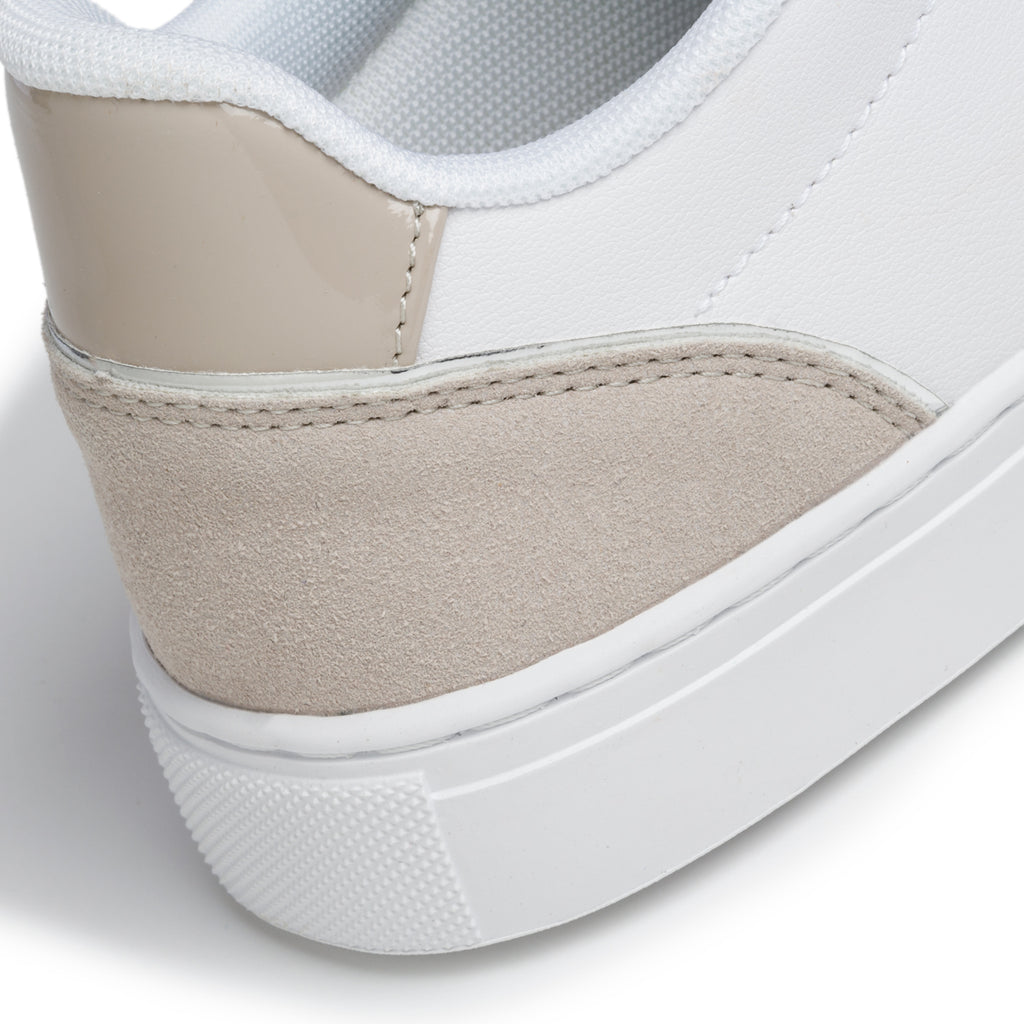 Sneakers bianche e grigie con logo laterale Benetton Ramble Pastel Colors Mix