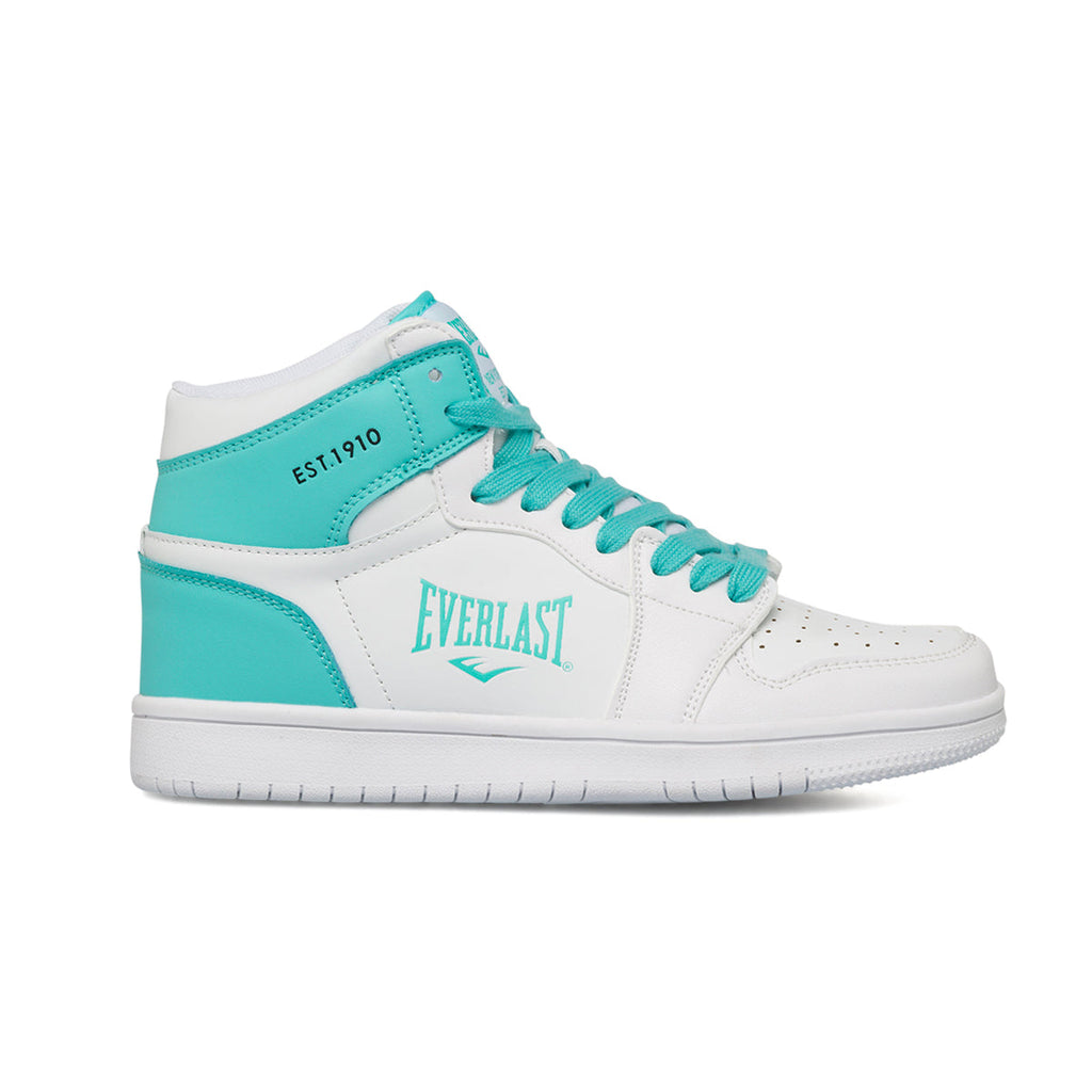 Sneakers alte bianche e azzurre da donna Everlast