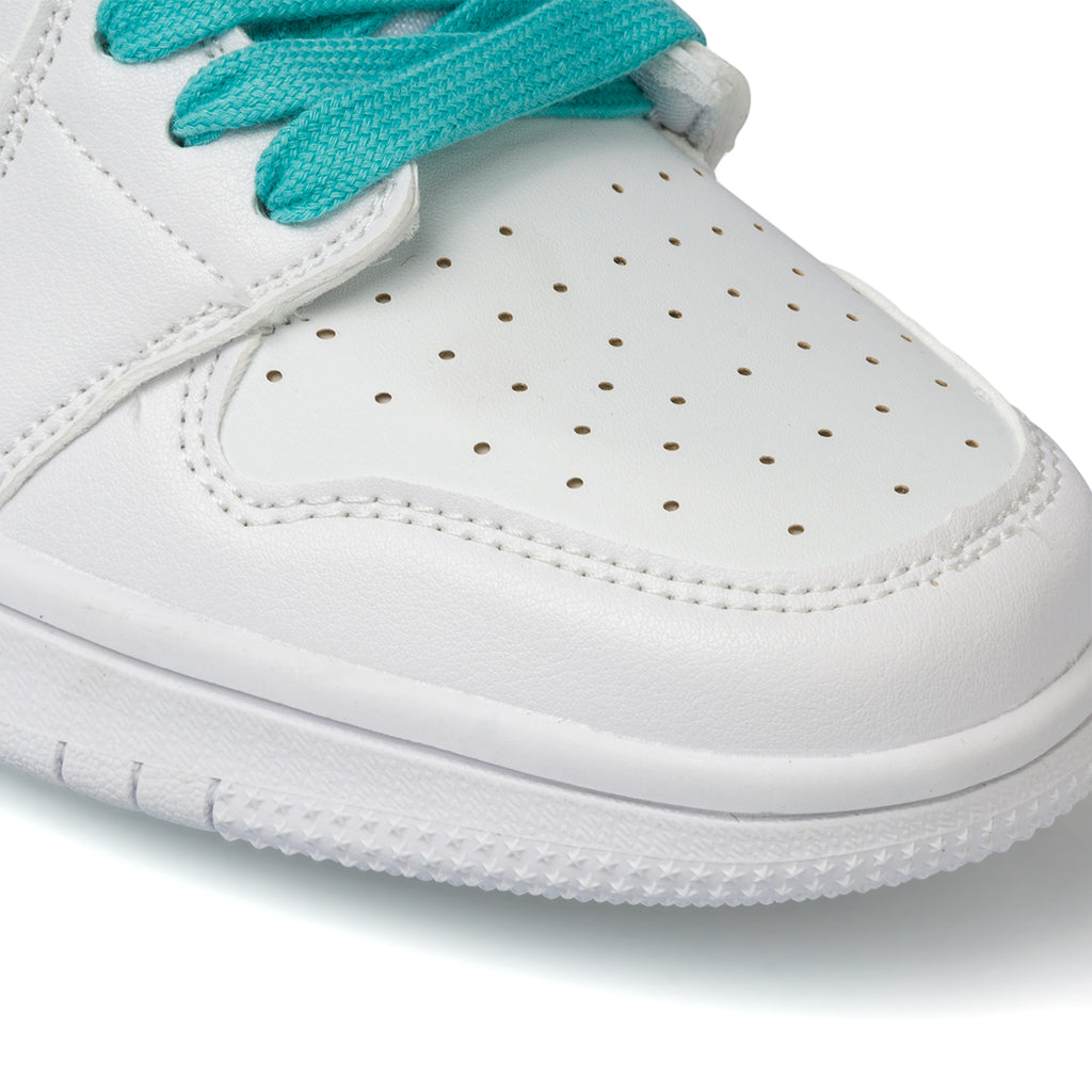 Sneakers alte bianche e azzurre da donna Everlast