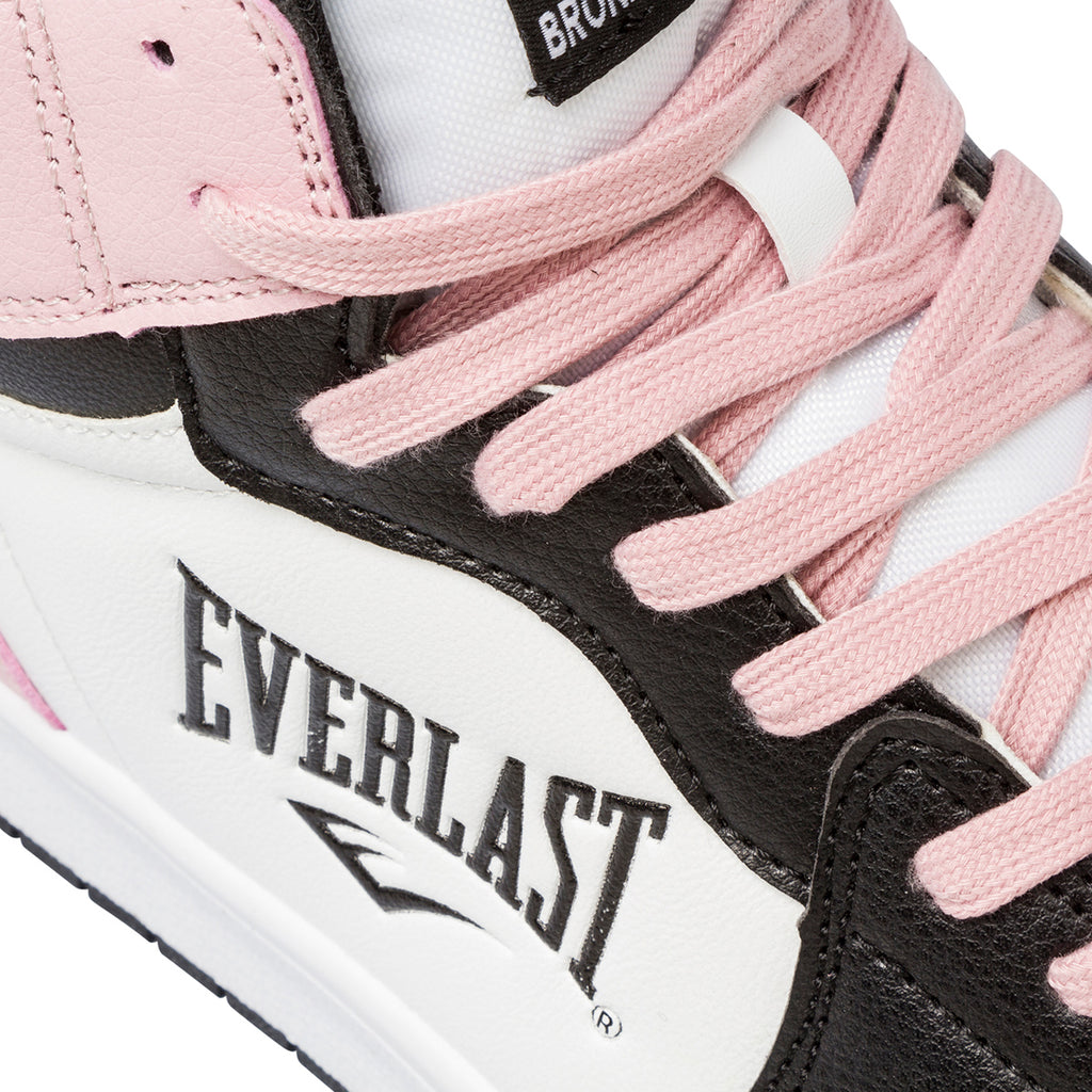 Sneakers alte bianche, rosa e nere da donna Everlast