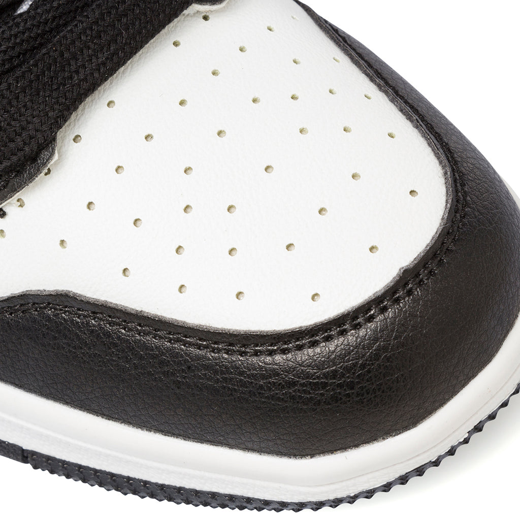 Sneakers alte bianche, argento e nere da donna Everlast