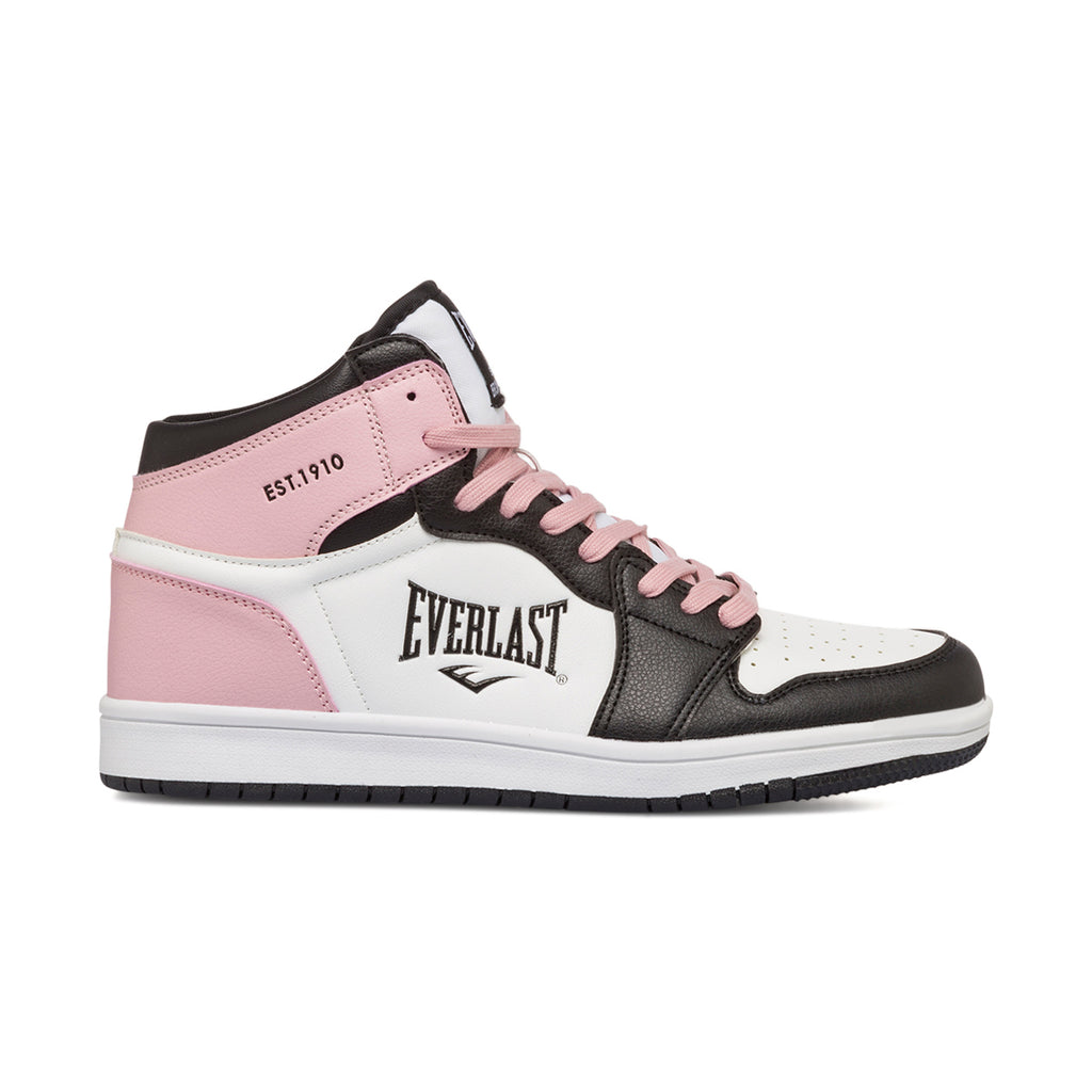 Sneakers alte bianche, rosa e nere da donna Everlast