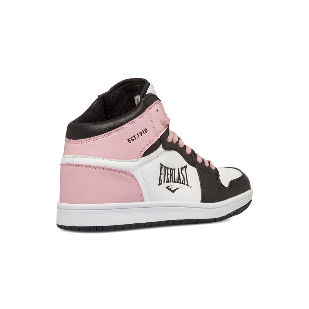Sneakers alte bianche, rosa e nere da donna Everlast