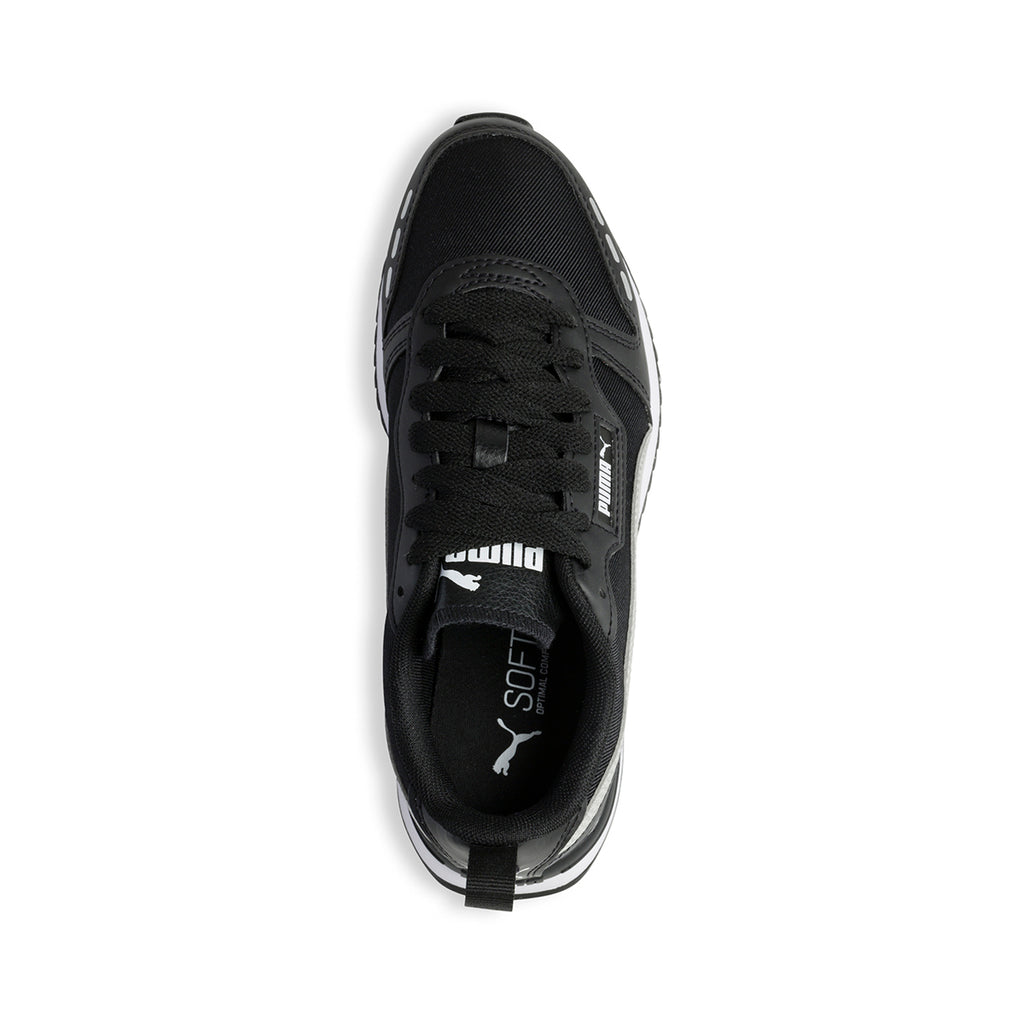 Sneakers nere con striscia laterale laminata Puma R78 WMNS Metallic