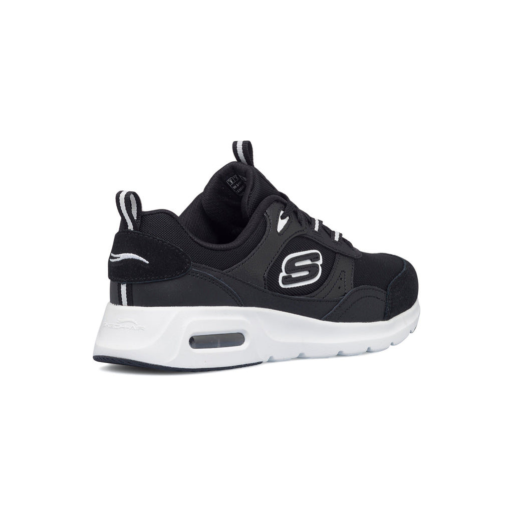 Scarpe da ginnastica nere da donna con soletta Memory Foam Skechers Skech-Air Court - Cool Avenue