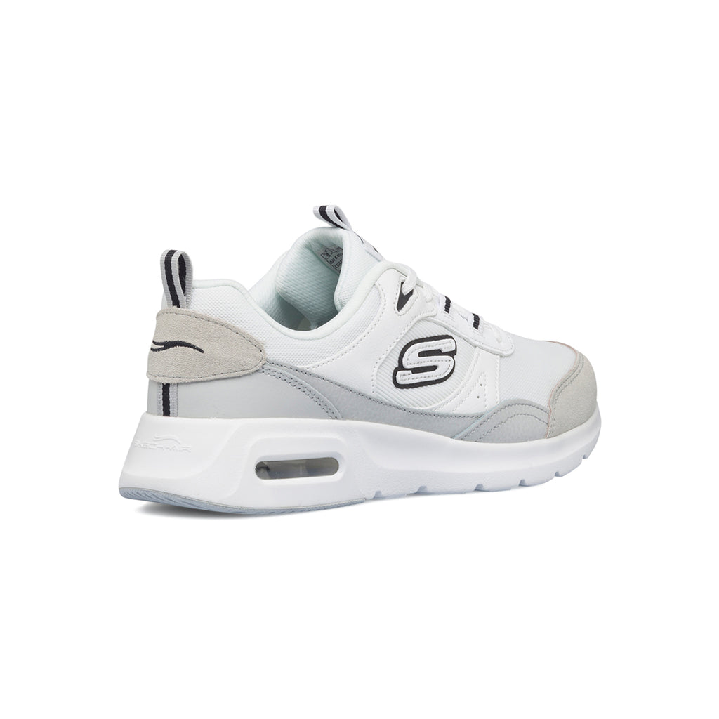 Scarpe da ginnastica bianche da donna con soletta Memory Foam Skechers Skech-Air Court - Cool Avenue