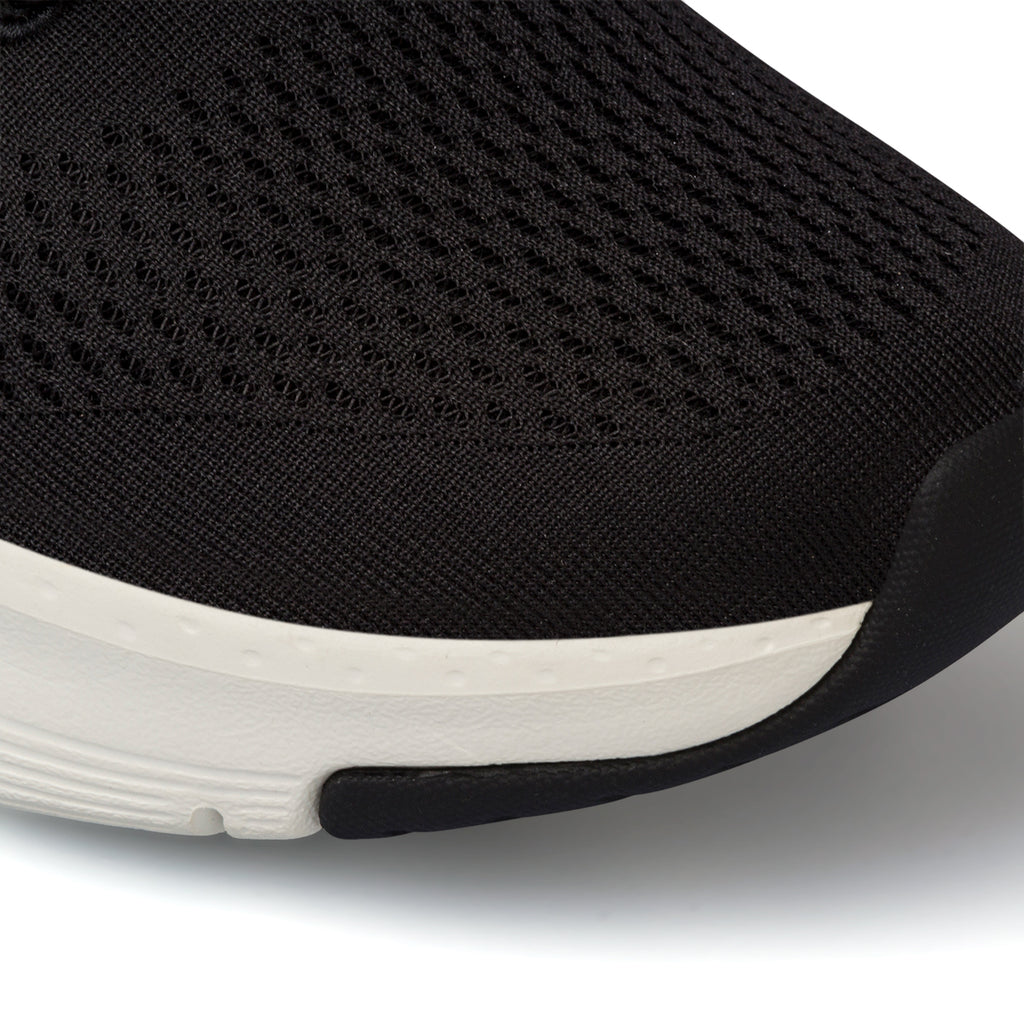 Scarpe da ginnastica nere da donna con soletta Arch-Fit Skechers Comfy Wave