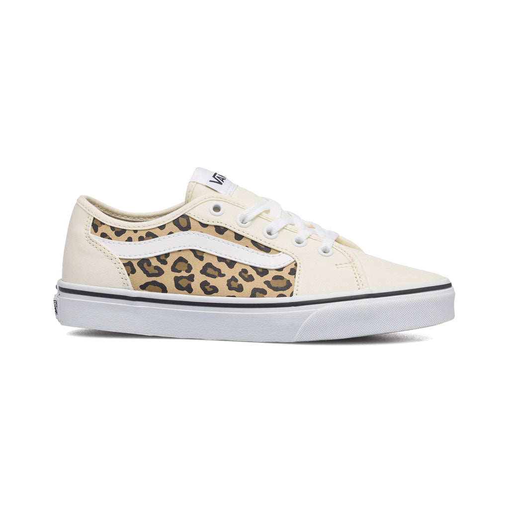 Sneakers beige da donna con dettaglio animalier Vans Filmore Decon