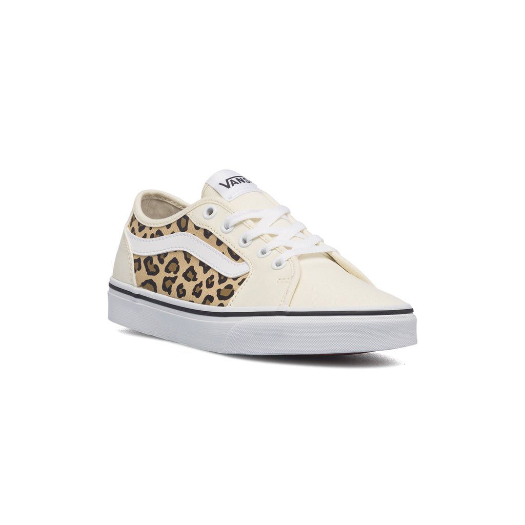 Sneakers beige da donna con dettaglio animalier Vans Filmore Decon