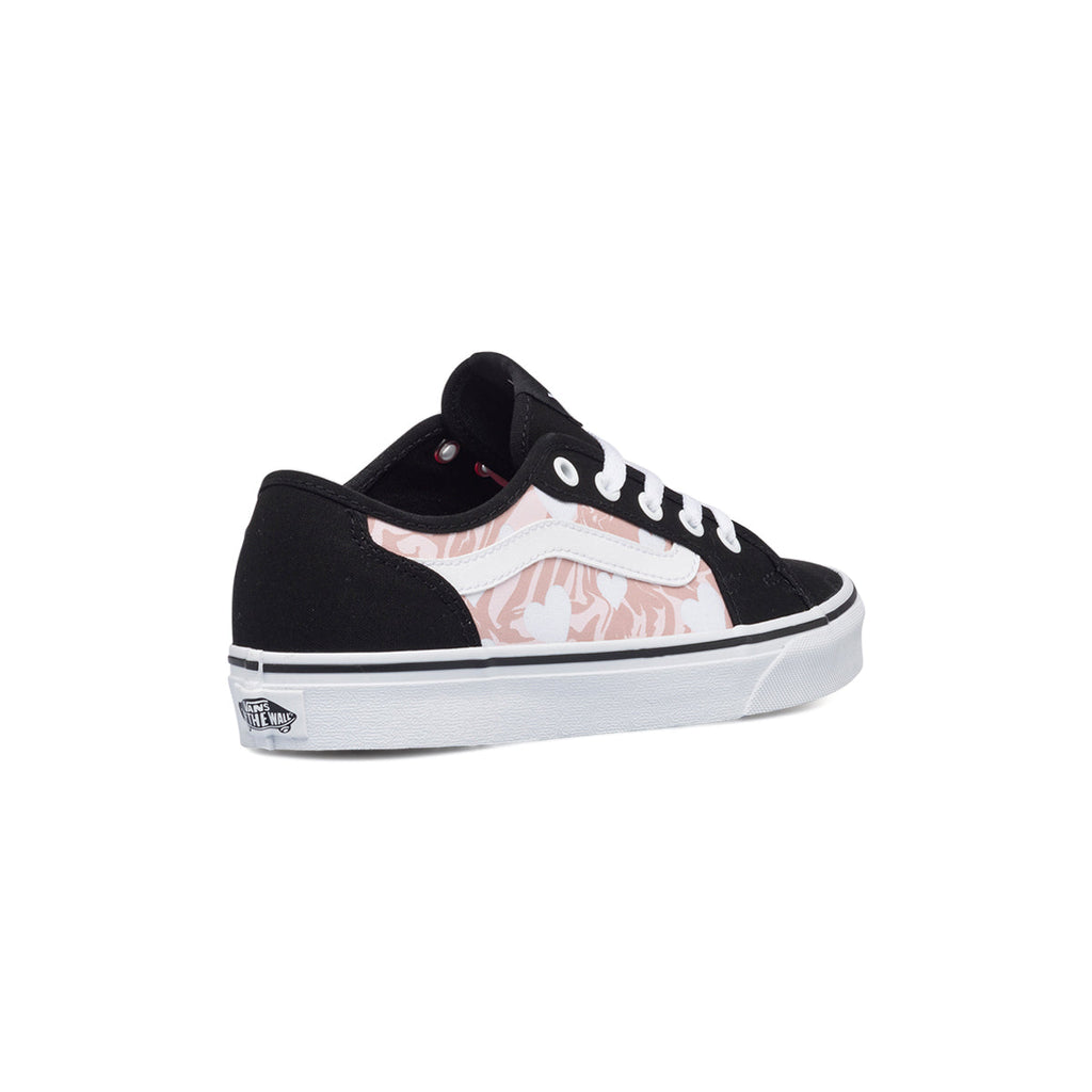 Sneakers beige da donna con cuoricini Vans Filmore Decon