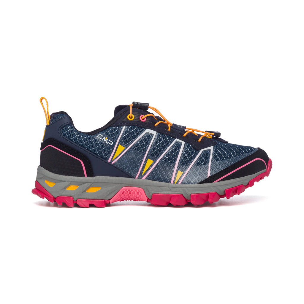 Scarpe da trekking blu in mesh con suola Fullongrip CMP Altak