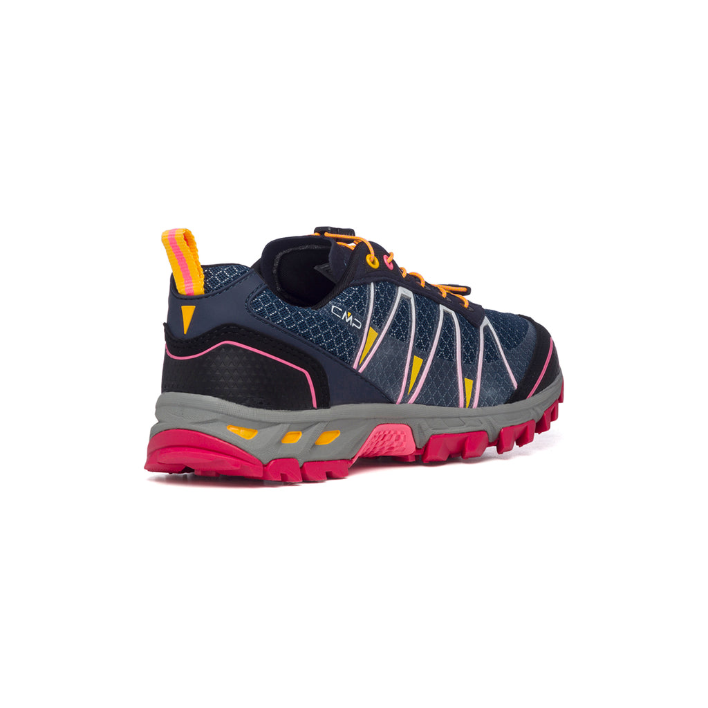 Scarpe da trekking blu in mesh con suola Fullongrip CMP Altak