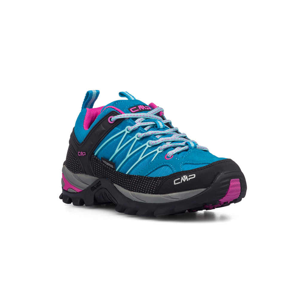 Scarpe da trekking azzurre in tessuto waterproof CMP Rigel Low