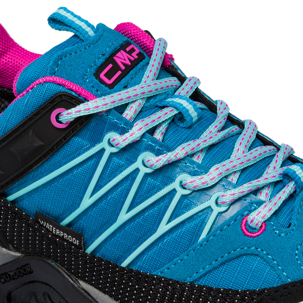 Scarpe da trekking azzurre in tessuto waterproof CMP Rigel Low