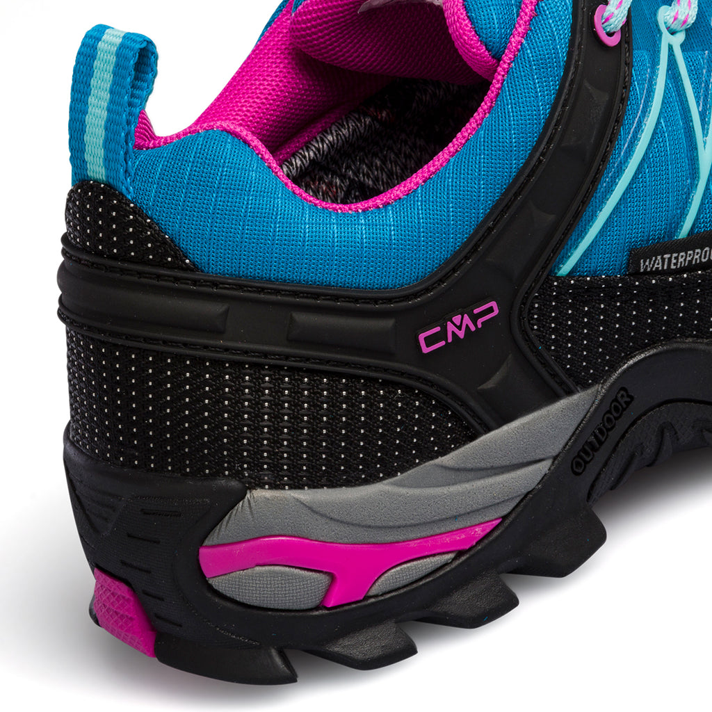 Scarpe da trekking azzurre in tessuto waterproof CMP Rigel Low