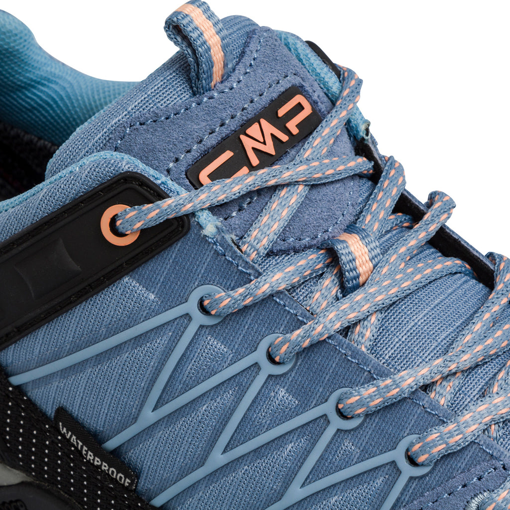 Scarpe da Trekking azzurre da Donna in tessuto waterproof CMP Rigel Low