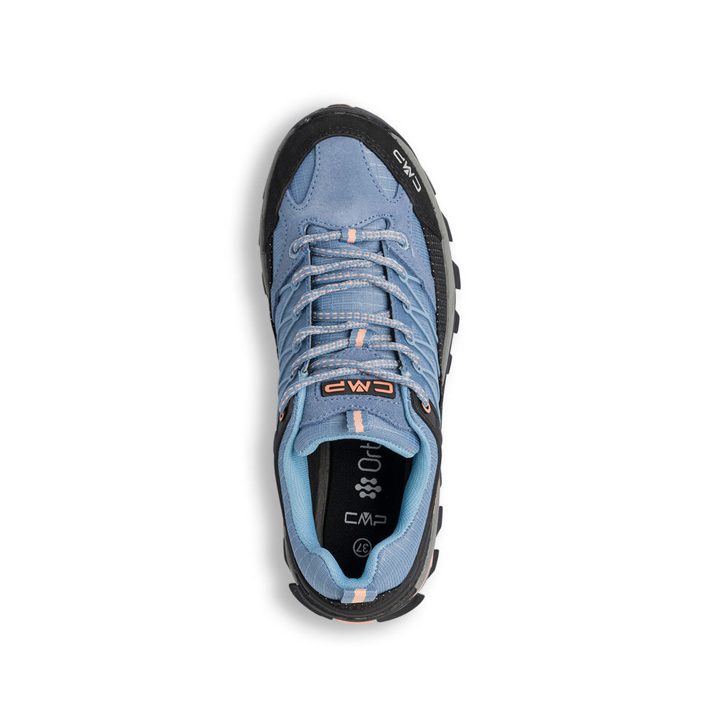 Scarpe da Trekking azzurre da Donna in tessuto waterproof CMP Rigel Low
