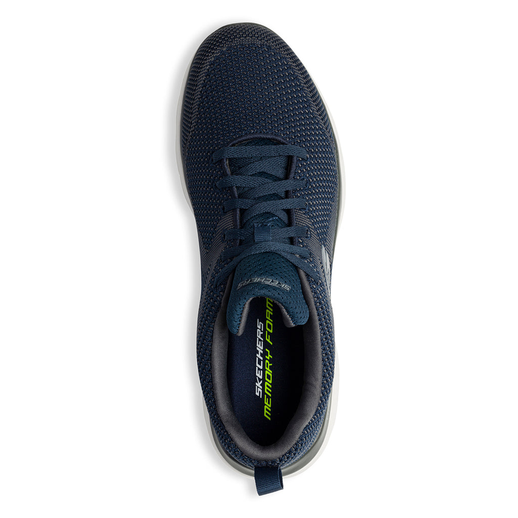 Scarpe da running blu con suola Memory Foam Skechers Summits